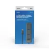 USB-C hub SAVIO AK-57 s 3× USB-A, RJ-45 Gigabit Ethernet (5000 Mbit/s), hliník sivý