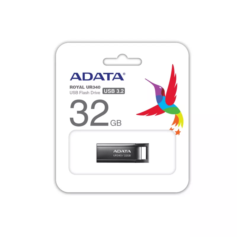 ADATA UR340 USB flash disk 32 GB USB Type-A 3.2 Gen 1 (3.1 Gen 1) čierny