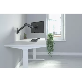 DIGITUS samostatný plynový držiak monitora na stenu 32 palcov 9 kg max čierny