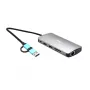 i-tec USB 3.0 USB-C/Thunderbolt 3x Display Metal Nano Dock s LAN + Power Delivery 100 W