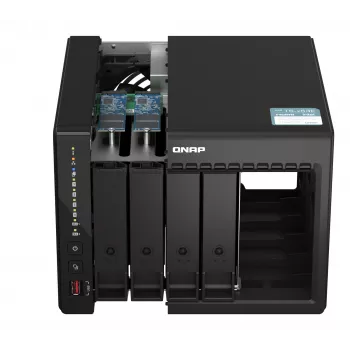 QNAP TS-453E NAS Tower Intel® Celeron® J6412 8 GB 0 TB QNAP QTS čierny