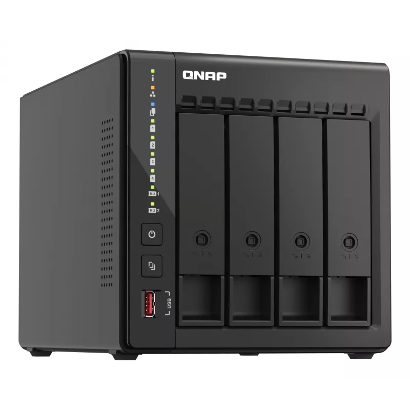 QNAP TS-453E NAS Tower Intel® Celeron® J6412 8 GB 0 TB QNAP QTS čierny
