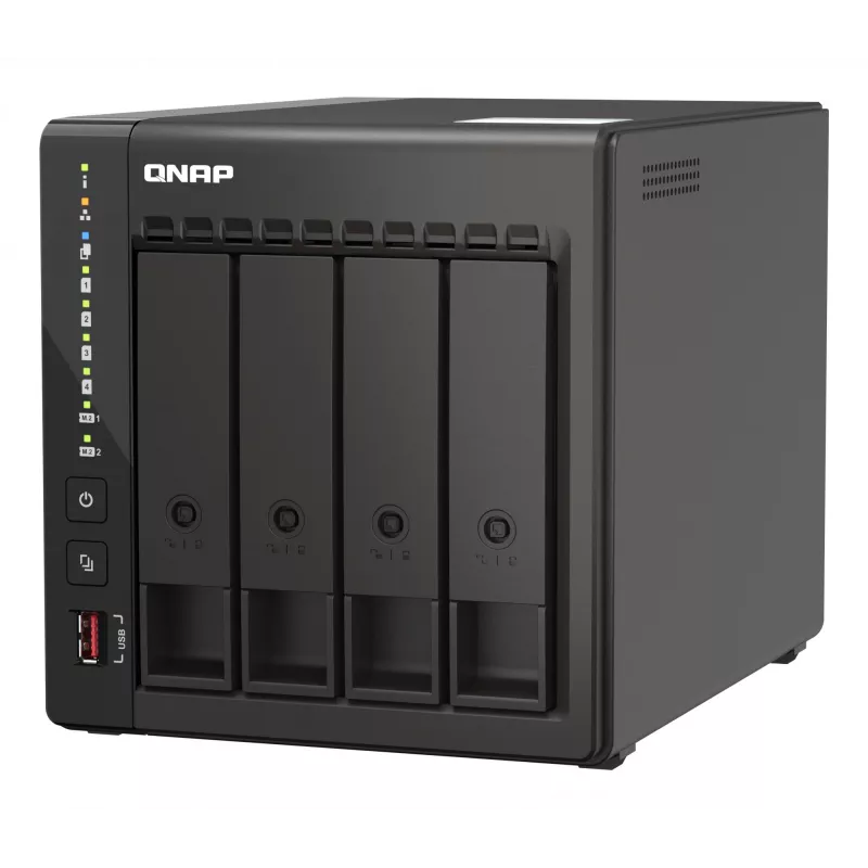 QNAP TS-453E NAS Tower Intel® Celeron® J6412 8 GB 0 TB QNAP QTS čierny