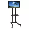 Techly ICA-TR23 mobilný stojan na TV s kolieskami, 32 – 70 palcov, 40 kg, s policou