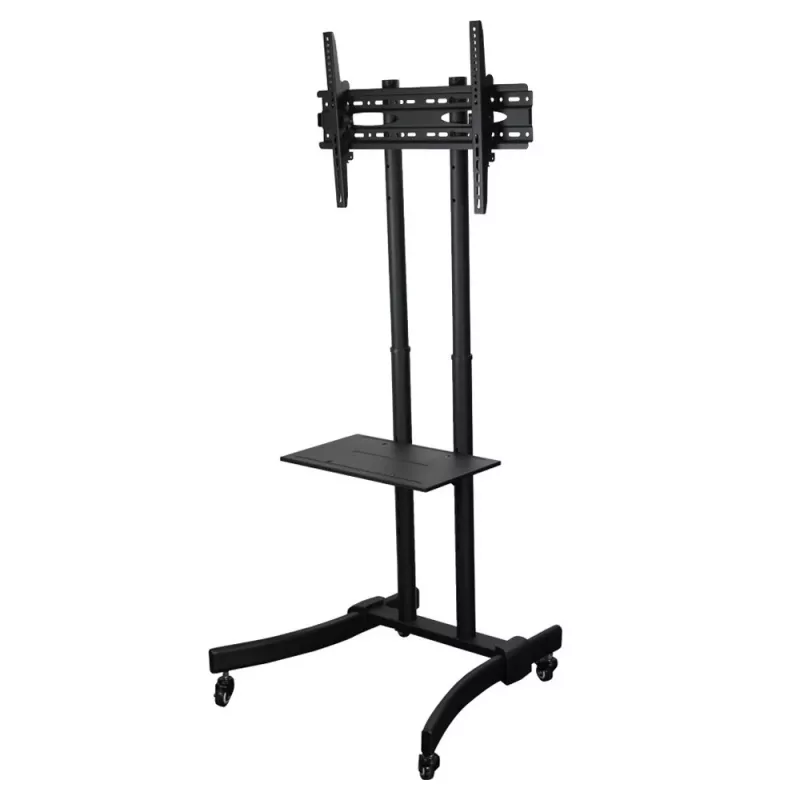 Techly ICA-TR23 mobilný stojan na TV s kolieskami, 32 – 70 palcov, 40 kg, s policou