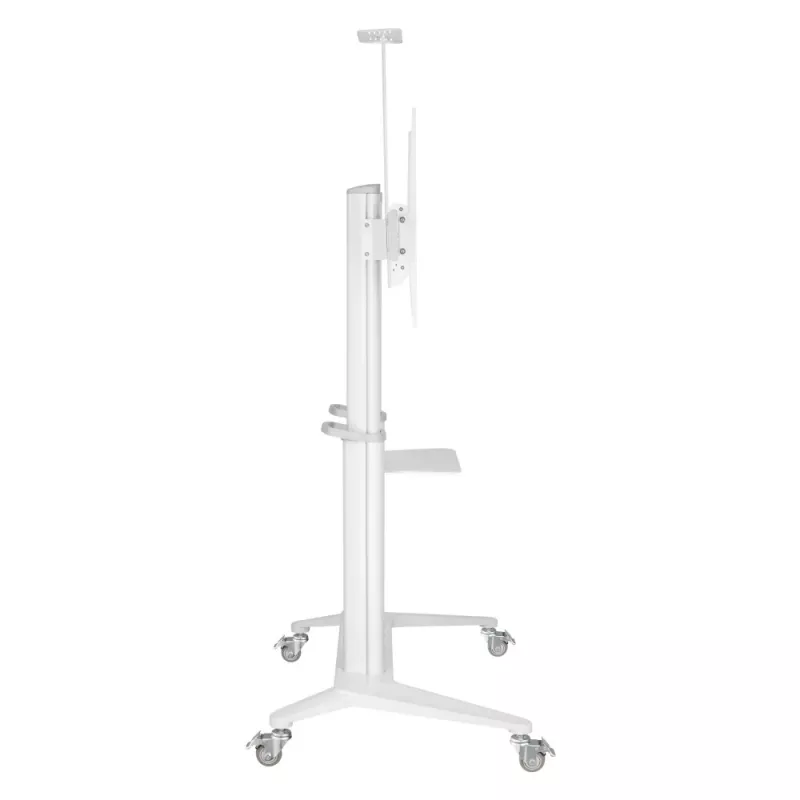 Techly ICA-TR49W multimediálny vozík/stojan biely pre plochý displej