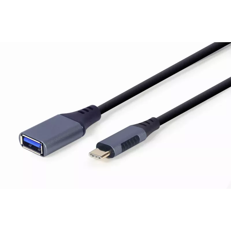 GEMBIRD USB 3.0 OTG kábel Type-C na USB Type-A (CM/AF), Space Gray