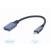 GEMBIRD USB 3.0 OTG kábel Type-C na USB Type-A (CM/AF), Space Gray