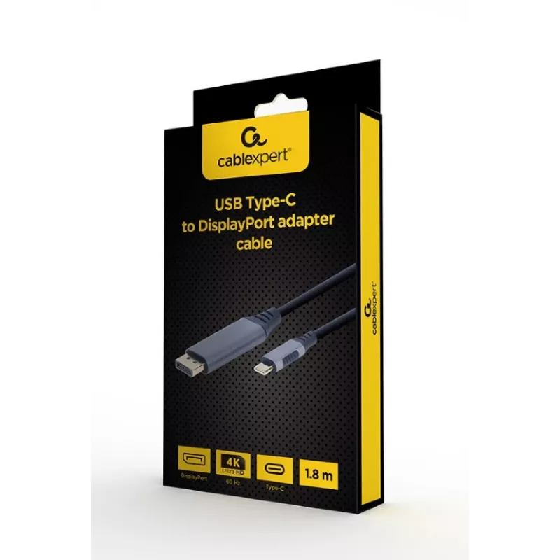 Gembird CC-USB3C-DPF-01-6 videokábel adaptér 1,8 m USB Type-C na DisplayPort