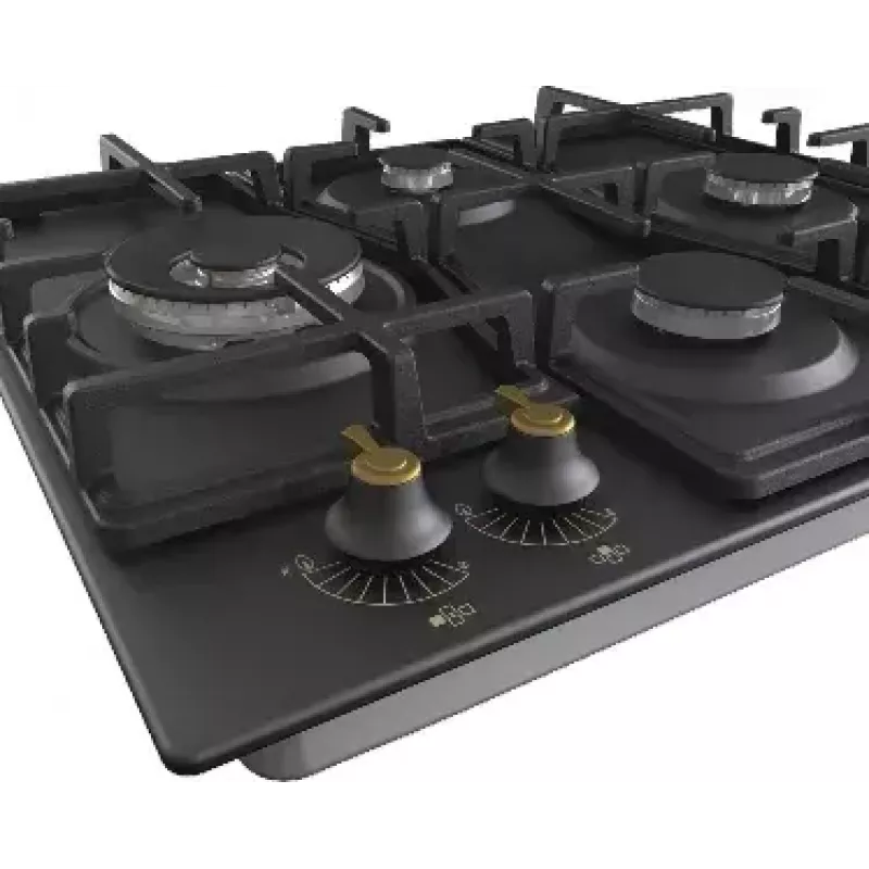 Gorenje GW6D42CLB varná doska čierna vstavaná 60 cm plyn 4 zóny