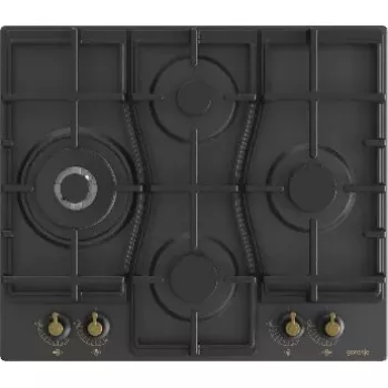 Gorenje GW6D42CLB varná doska čierna vstavaná 60 cm plyn 4 zóny