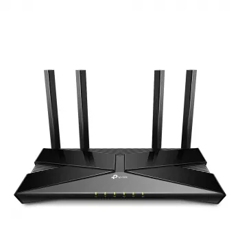 TP-Link AX1800 Dual-Band Wi-Fi 6 router, Wi-Fi 6 (802.11ax), dvojpásmový (2,4 GHz / 5 GHz), Ethernet LAN, čierny, stolný router