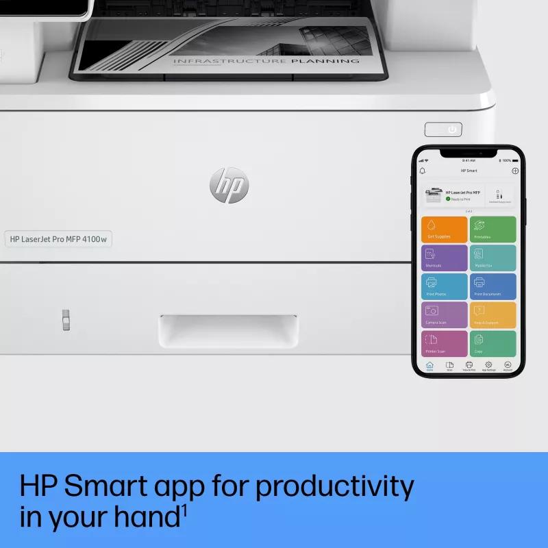 Multifunkčná tlačiareň HP LaserJet Pro MFP 4102fdw laser mono tlač