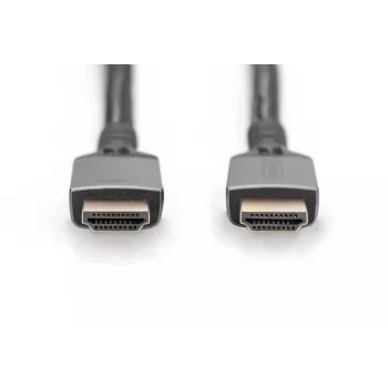 DIGITUS 8K PREMIUM HDMI 2.1 prepojovací kábel pozlátený, podpora 8K/60Hz 1m