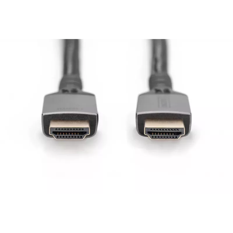 DIGITUS 8K PREMIUM HDMI 2.1 prepojovací kábel pozlátený, podpora 8K/60Hz 1m