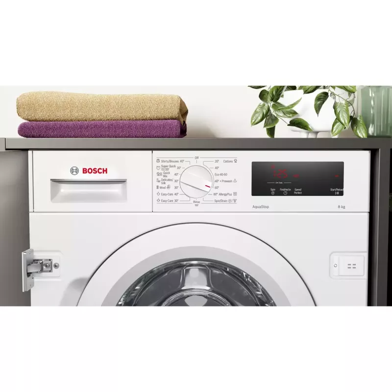 Bosch Serie 6 WIW24342EU práčka predné plnenie 8 kg 1200 ot/min biela