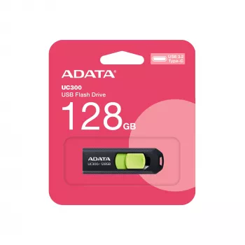 ADATA ACHO-UC300-128G-RNB USB flash disk 128 GB USB Type-C 3.2 Gen 1 (3.1 Gen 1) čierna