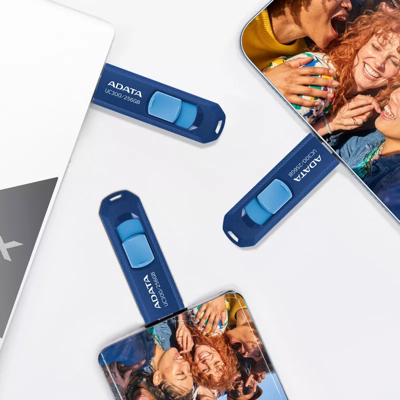 ADATA ACHO-UC300-128G-RNB USB flash disk 128 GB USB Type-C 3.2 Gen 1 (3.1 Gen 1) čierny