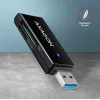 Čítačka kariet Axagon CRE-S2N USB 3.2 Gen 1 Type-A čierna