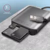 Axagon CRE-S3 externá USB-A 3.2 Gen 1 3-slotová & LUN SD/microSD/CF čítačka kariet USB 3.2 Gen 1 (3.1 Gen 1) Type-A sivá