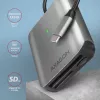 Axagon CRE-S3C hliníková vysokorýchlostná USB-C 3.2 Gen 1 čítačka pamäťových kariet, 3 sloty, UHS-II