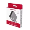 Axagon CRE-S3C hliníková vysokorýchlostná USB-C 3.2 Gen 1 čítačka pamäťových kariet, 3 sloty, UHS-II