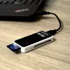 Axagon CRE-X1 externá 5-slotová čítačka kariet, CF, CF Type II, MMC, MMC Mobile, MMCmicro, MS Duo, MS PRO, Memory Stick (MS), MicroDrive, MicroSD...,