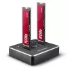 Axagon ADSA-M2C SuperSpeed USB-C 10Gbps Dual-M.2-NVMe dock