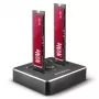Axagon ADSA-M2C SuperSpeed USB-C 10Gbps Dual-M.2-NVMe dock