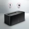 AXAGON ADSA-SN - HDD - Hybrid - SSD - SATA - Serial ATA II - Serial ATA III - 2.5,3.5 palcov - USB 3.2 Gen 1 (3.1 Gen 1) Type-A - 5 Gbit/s - čierna
