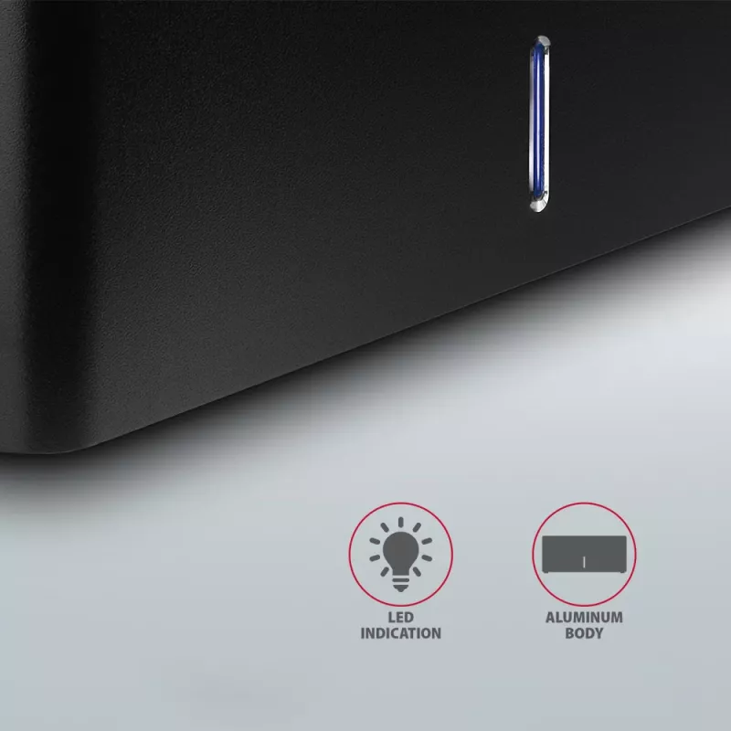 AXAGON ADSA-SN - HDD - Hybrid - SSD - SATA - Serial ATA II - Serial ATA III - 2.5,3.5 palcov - USB 3.2 Gen 1 (3.1 Gen 1) Type-A - 5 Gbit/s - čierna