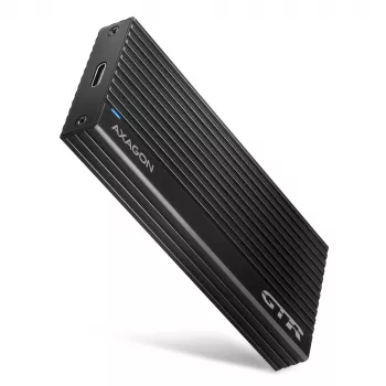Axagon EEM2-GTR externé USB-C 3.2 Gen 2 kovové puzdro pre M.2 NVMe SSD