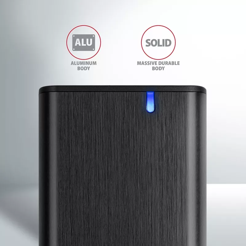 SSD puzdro Axagon EEM2-SBC USB-C 3.2 Gen 2 čierna M.2