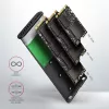 SSD puzdro Axagon EEM2-SBC USB-C 3.2 Gen 2 čierna M.2
