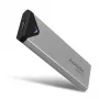 Axagon EEM2-UG2 externé USB-C 10Gbps kovové puzdro pre M.2 NVMe SSD disky. Strieborná