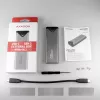 Axagon EEM2-UG2 externé USB-C 10Gbps kovové puzdro pre M.2 NVMe SSD disky. Strieborná
