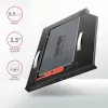 Axagon RSS-CD09 2,5 palcový SSD/HDD rám pre DVD slot 9,5 mm LED ALU rozširujúce karty/adaptér interný SATA
