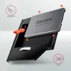 Axagon RSS-CD09 2,5 palcový SSD/HDD rám pre DVD slot 9,5 mm LED ALU rozširujúce karty/adaptér interný SATA