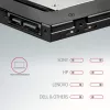 Axagon RSS-CD09 2,5 palcový SSD/HDD rám pre DVD slot 9,5 mm LED ALU rozširujúce karty/adaptér interný SATA