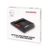 Axagon RSS-CD09 2,5 palcový SSD/HDD rám pre DVD slot 9,5 mm LED ALU rozširujúce karty/adaptér interný SATA
