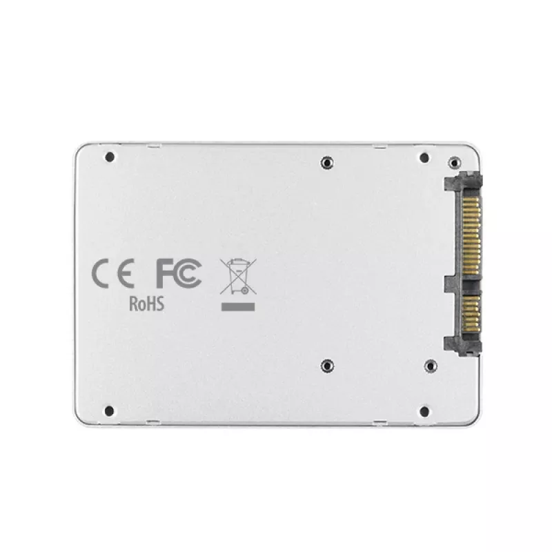 Axagon RSS-M2SD SATA - M.2 SATA SSD, interný 2,5-palcový ALU box, strieborný