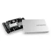 Axagon RSS-M2SD SATA - M.2 SATA SSD, interný 2,5-palcový ALU box, strieborný