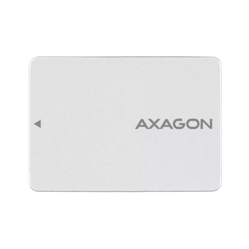 Axagon RSS-M2SD SATA - M.2 SATA SSD, interný 2,5-palcový ALU box, strieborný