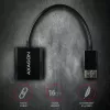 Videokáblový adaptér Axagon RVD-VGN DisplayPort na VGA 0,16 m