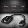Videokáblový adaptér Axagon RVD-VGN DisplayPort na VGA 0,16 m