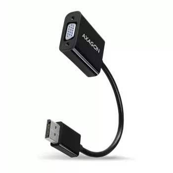 Videokáblový adaptér Axagon RVD-VGN DisplayPort na VGA 0,16 m