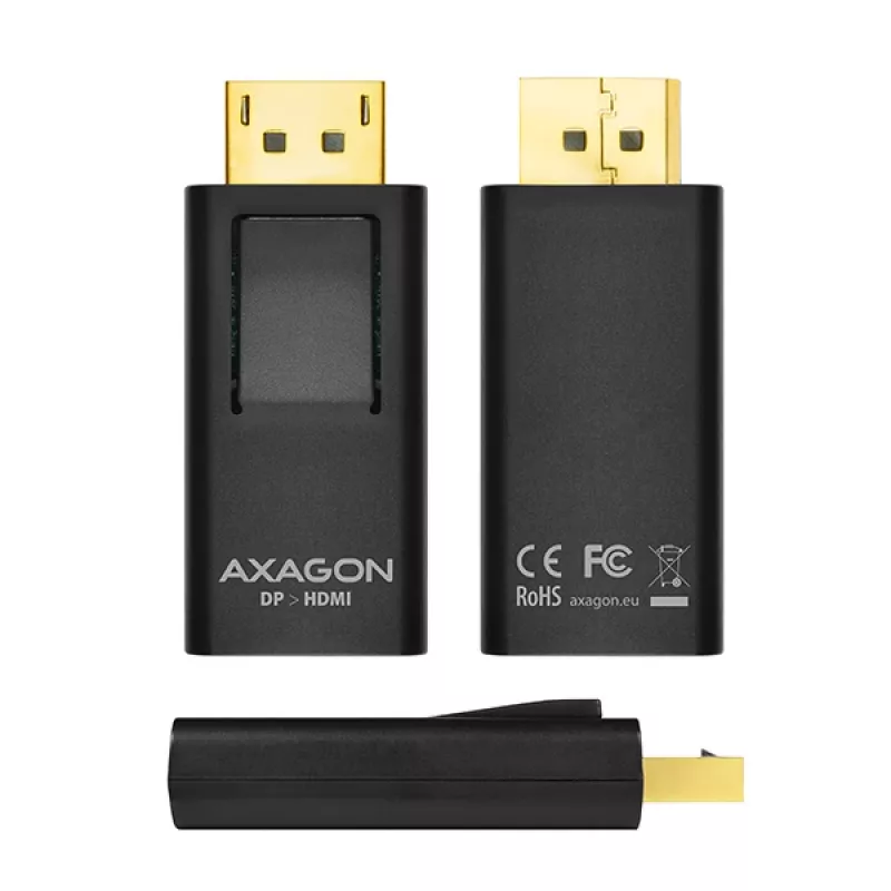 Káblový prepínač Axagon RVD-HI DisplayPort na HDMI čierny