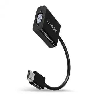 Axagon RVH-VGAN HDMI -> VGA adaptér FullHD, 1920x1200, audio výstup, napájanie