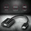 Axagon RVH-VGAN HDMI -> VGA adaptér FullHD, 1920x1200, audio výstup, napájanie