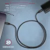 Axagon BUCM32-CM20AB SPEED+ USB-C USB 20Gbps/100W kábel 2 m